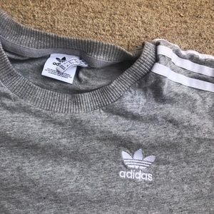 Grey Adidas shirt
